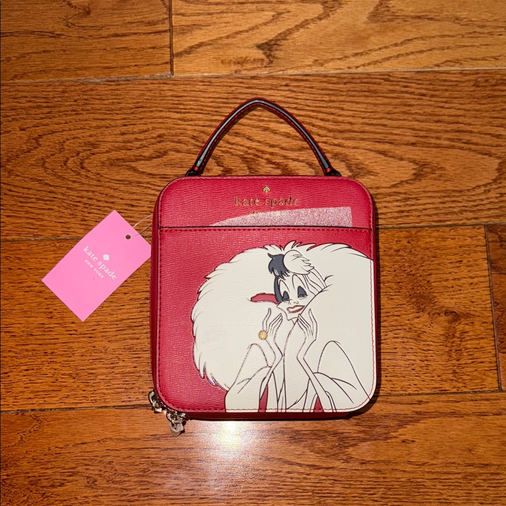NWT Kate Spade Disney Cruella de Vil mini Bag